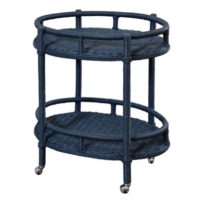 Sausalito Oval Bar Cart